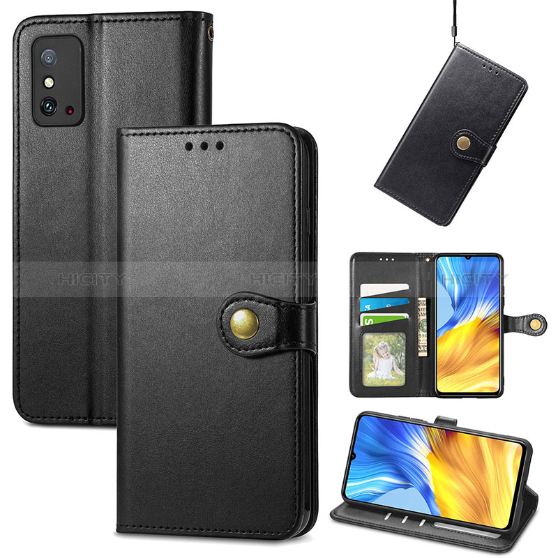 Funda de Cuero Cartera con Soporte Carcasa S05D para Huawei Honor X10 Max 5G