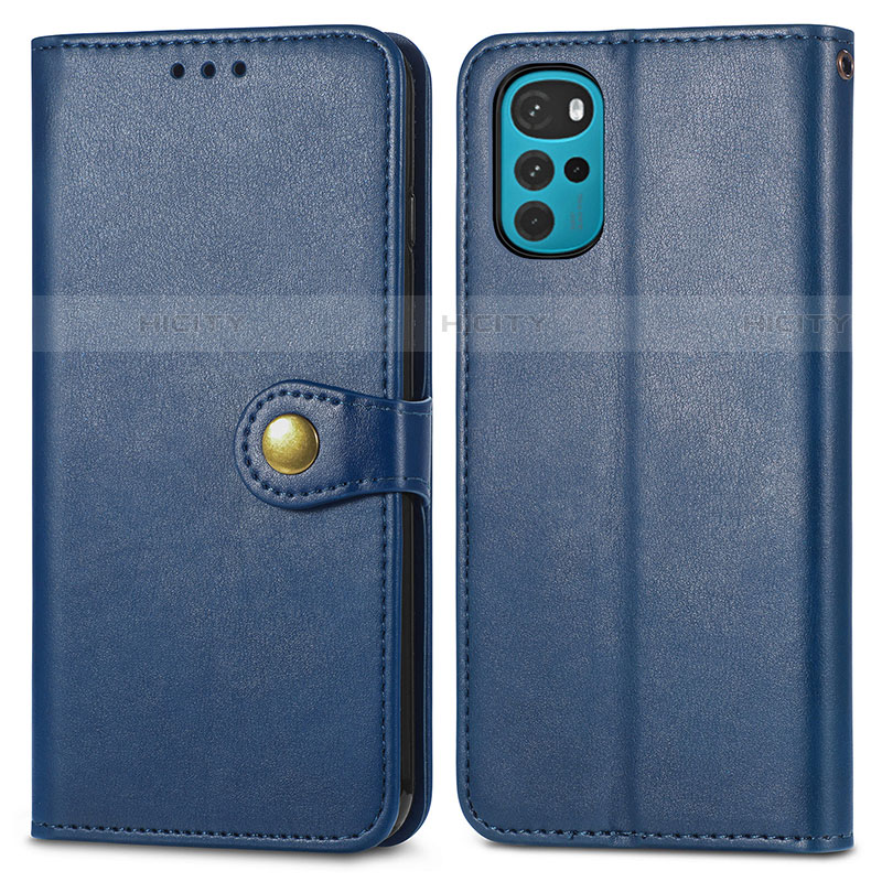 Funda de Cuero Cartera con Soporte Carcasa S05D para Motorola Moto G22