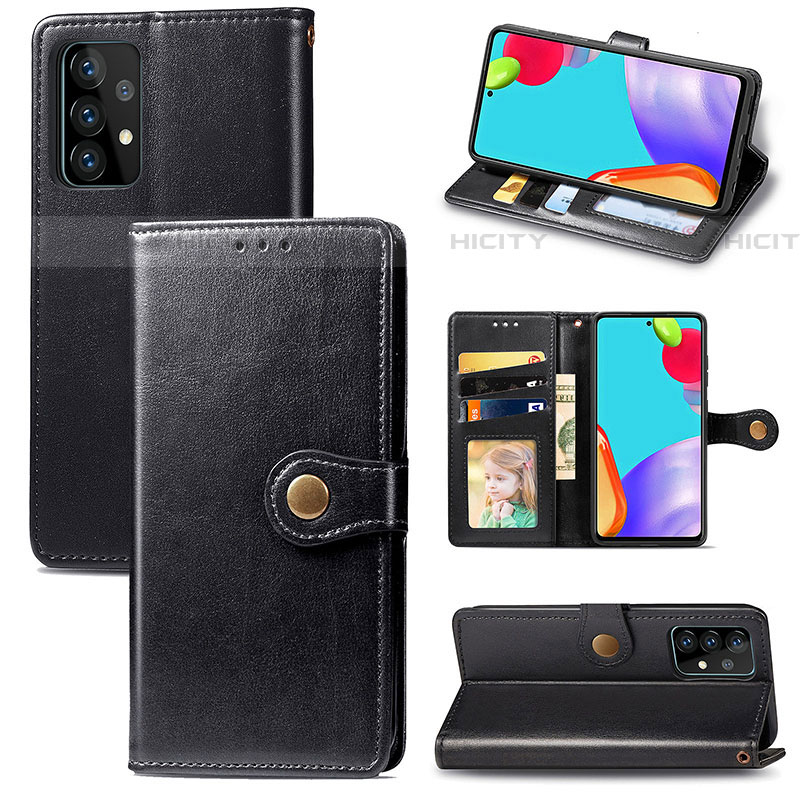 Funda de Cuero Cartera con Soporte Carcasa S05D para Samsung Galaxy A72 5G