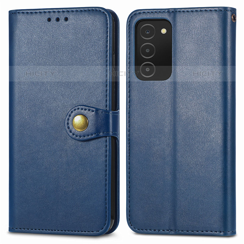 Funda de Cuero Cartera con Soporte Carcasa S05D para Samsung Galaxy M02s