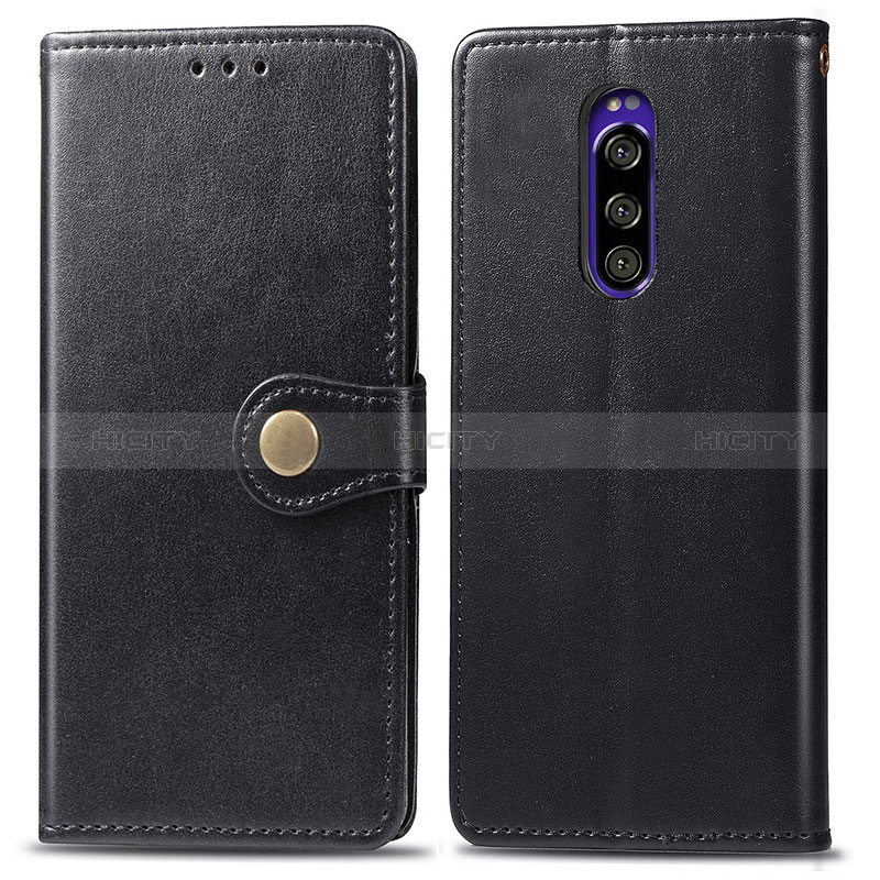 Funda de Cuero Cartera con Soporte Carcasa S05D para Sony Xperia 1