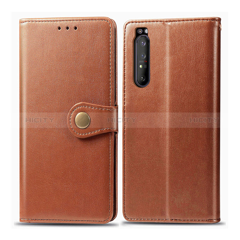 Funda de Cuero Cartera con Soporte Carcasa S05D para Sony Xperia 1 II