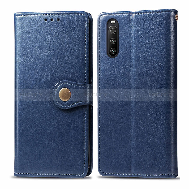 Funda de Cuero Cartera con Soporte Carcasa S05D para Sony Xperia 10 III