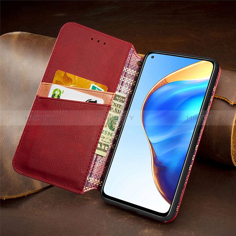 Funda de Cuero Cartera con Soporte Carcasa S05D para Xiaomi Mi 10T 5G