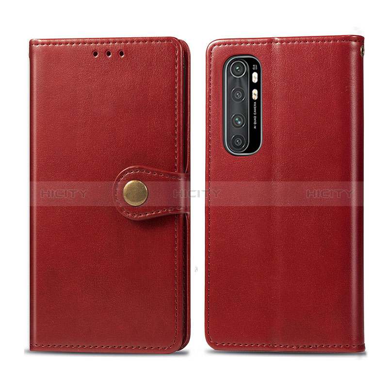 Funda de Cuero Cartera con Soporte Carcasa S05D para Xiaomi Mi Note 10 Lite