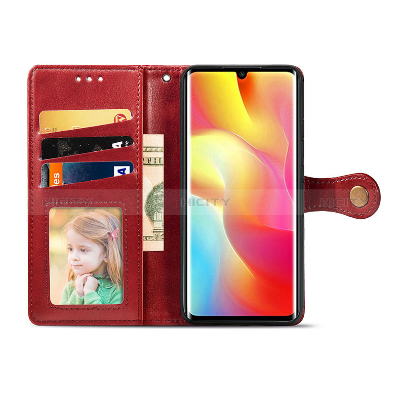 Funda de Cuero Cartera con Soporte Carcasa S05D para Xiaomi Mi Note 10 Lite
