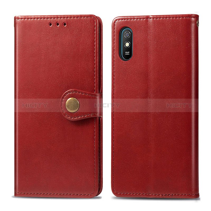 Funda de Cuero Cartera con Soporte Carcasa S05D para Xiaomi Redmi 9A