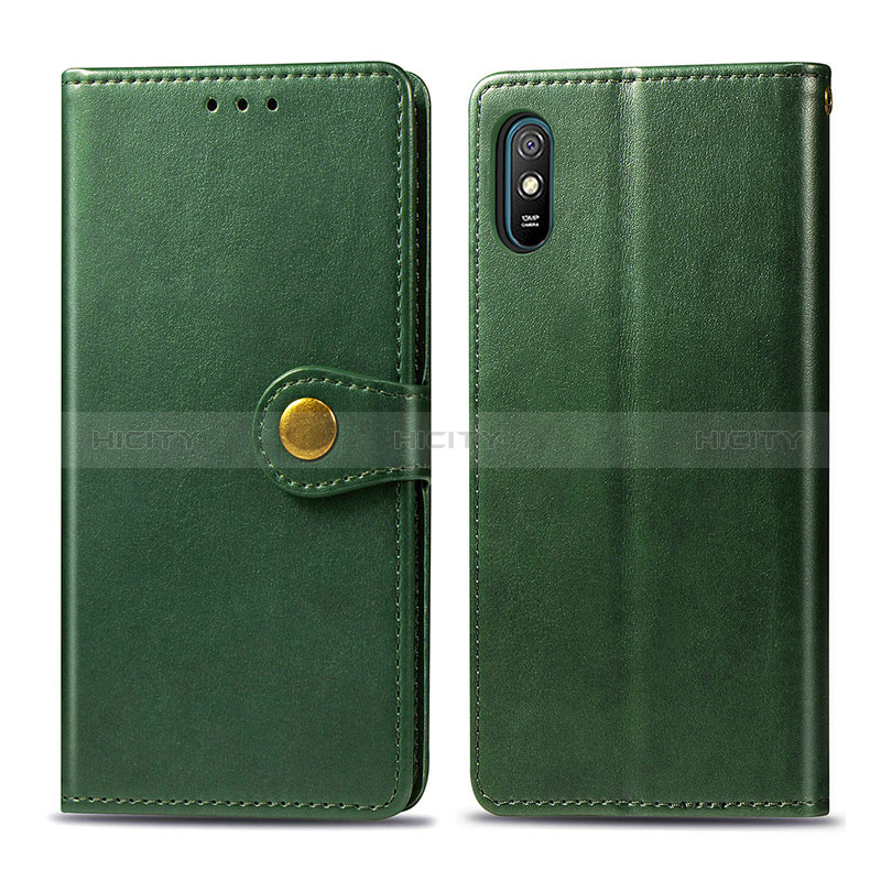 Funda de Cuero Cartera con Soporte Carcasa S05D para Xiaomi Redmi 9A