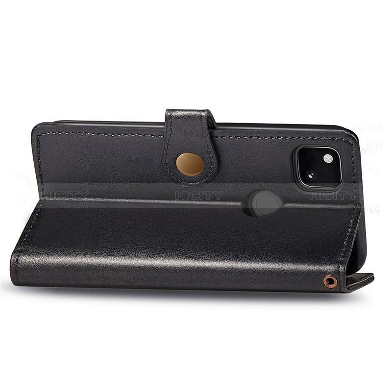 Funda de Cuero Cartera con Soporte Carcasa S06D para Google Pixel 4a