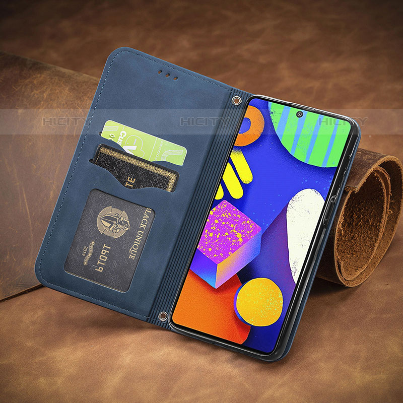 Funda de Cuero Cartera con Soporte Carcasa S06D para Samsung Galaxy M62 4G