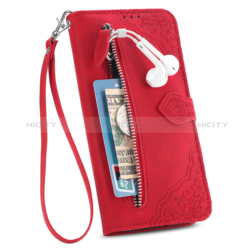 Funda de Cuero Cartera con Soporte Carcasa S06D para Samsung Galaxy S20 FE (2022) 5G