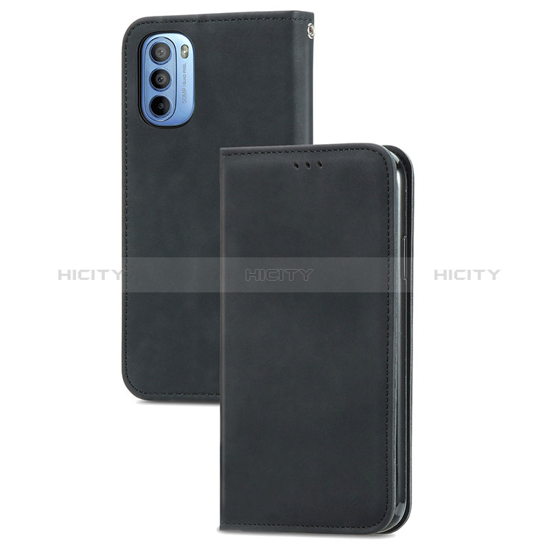 Funda de Cuero Cartera con Soporte Carcasa S08D para Motorola Moto G41