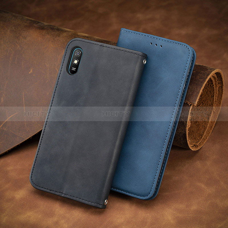 Funda de Cuero Cartera con Soporte Carcasa S08D para Xiaomi Redmi 9AT