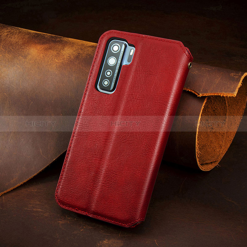 Funda de Cuero Cartera con Soporte Carcasa S09D para Huawei Nova 7 SE 5G