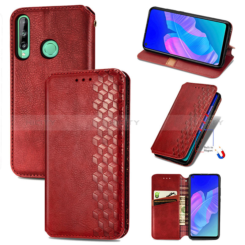 Funda de Cuero Cartera con Soporte Carcasa S09D para Huawei P40 Lite E