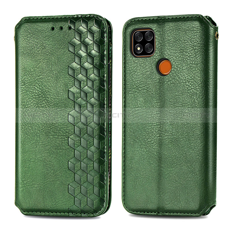 Funda de Cuero Cartera con Soporte Carcasa S09D para Xiaomi POCO C31