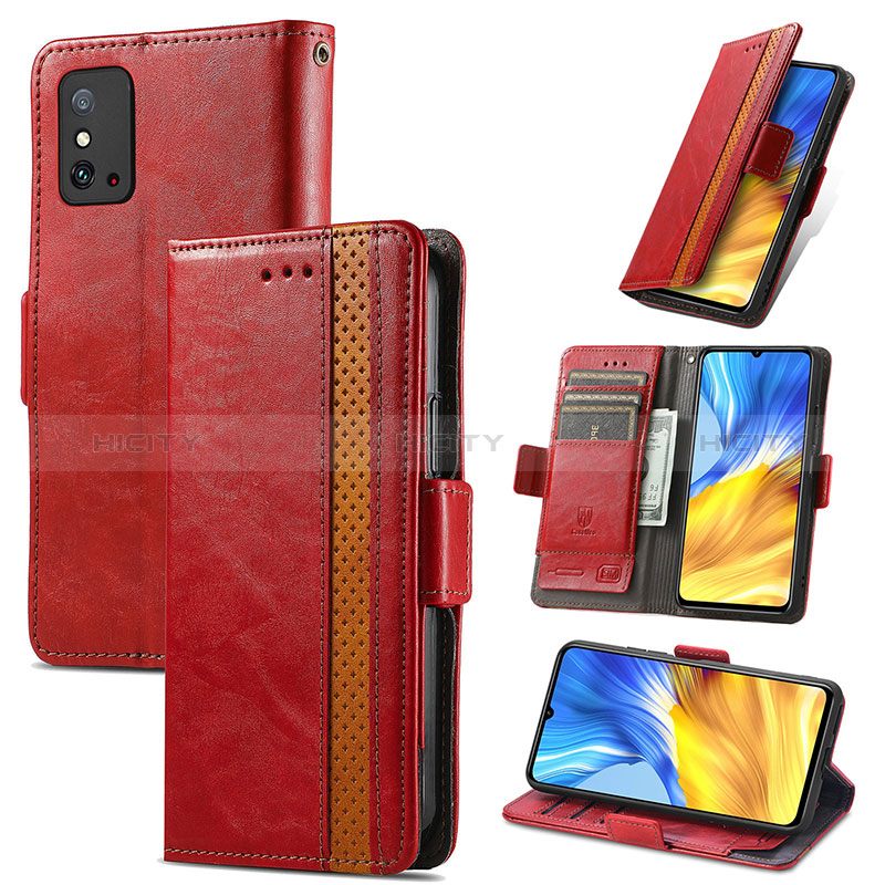 Funda de Cuero Cartera con Soporte Carcasa S10D para Huawei Honor X10 Max 5G