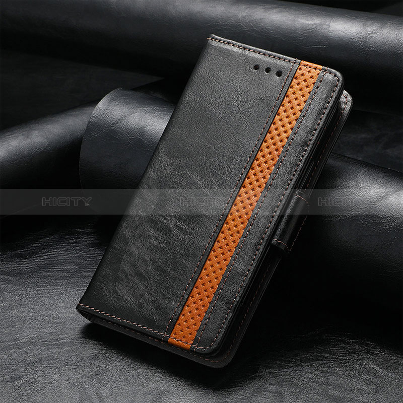 Funda de Cuero Cartera con Soporte Carcasa S10D para Huawei Honor X10 Max 5G Negro