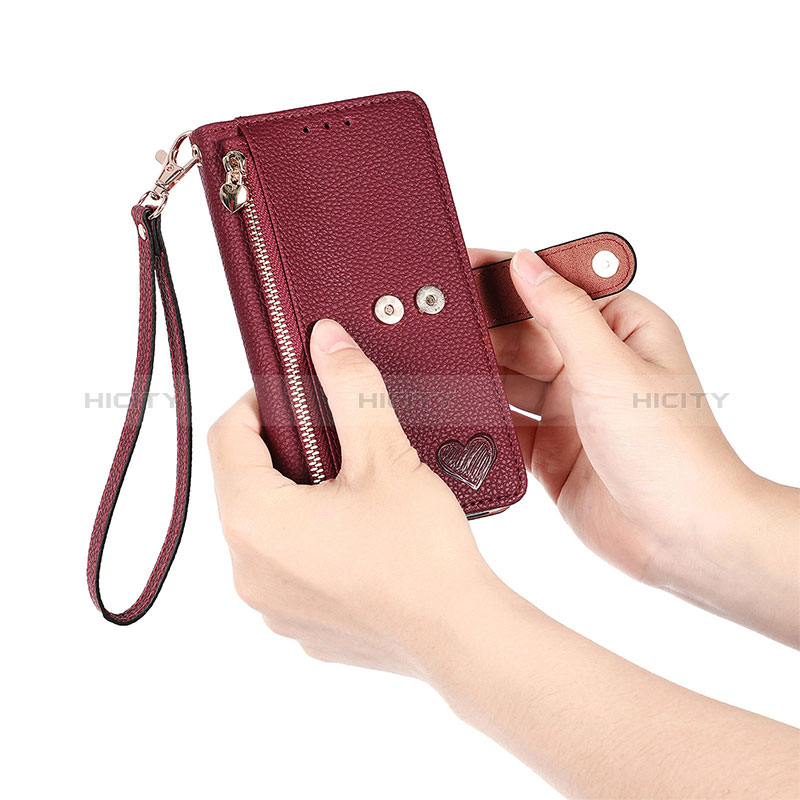 Funda de Cuero Cartera con Soporte Carcasa S15D para Samsung Galaxy S22 Plus 5G