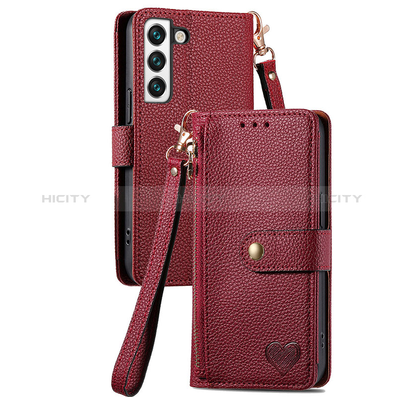 Funda de Cuero Cartera con Soporte Carcasa S16D para Samsung Galaxy S22 5G