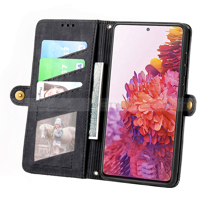 Funda de Cuero Cartera con Soporte Carcasa S17D para Samsung Galaxy S20 FE (2022) 5G