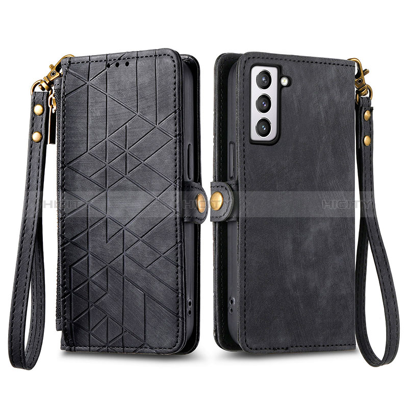 Funda de Cuero Cartera con Soporte Carcasa S17D para Samsung Galaxy S21 FE 5G