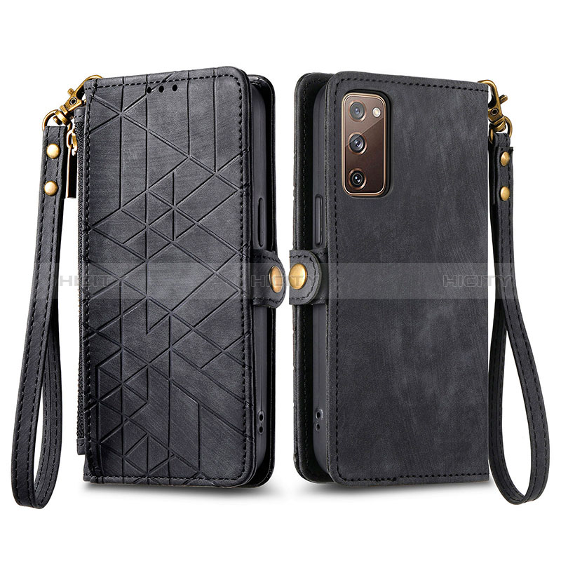 Funda de Cuero Cartera con Soporte Carcasa S18D para Samsung Galaxy S20 FE (2022) 5G