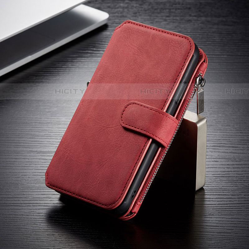 Funda de Cuero Cartera con Soporte Carcasa T01 para Apple iPhone 11