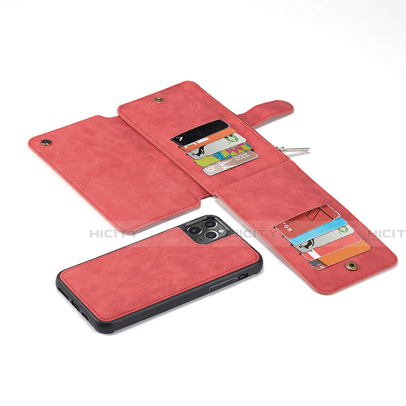 Funda de Cuero Cartera con Soporte Carcasa T01 para Apple iPhone 11 Pro Max