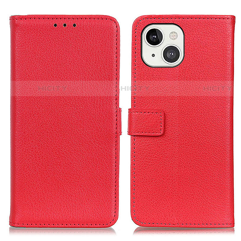 Funda de Cuero Cartera con Soporte Carcasa T01 para Apple iPhone 13