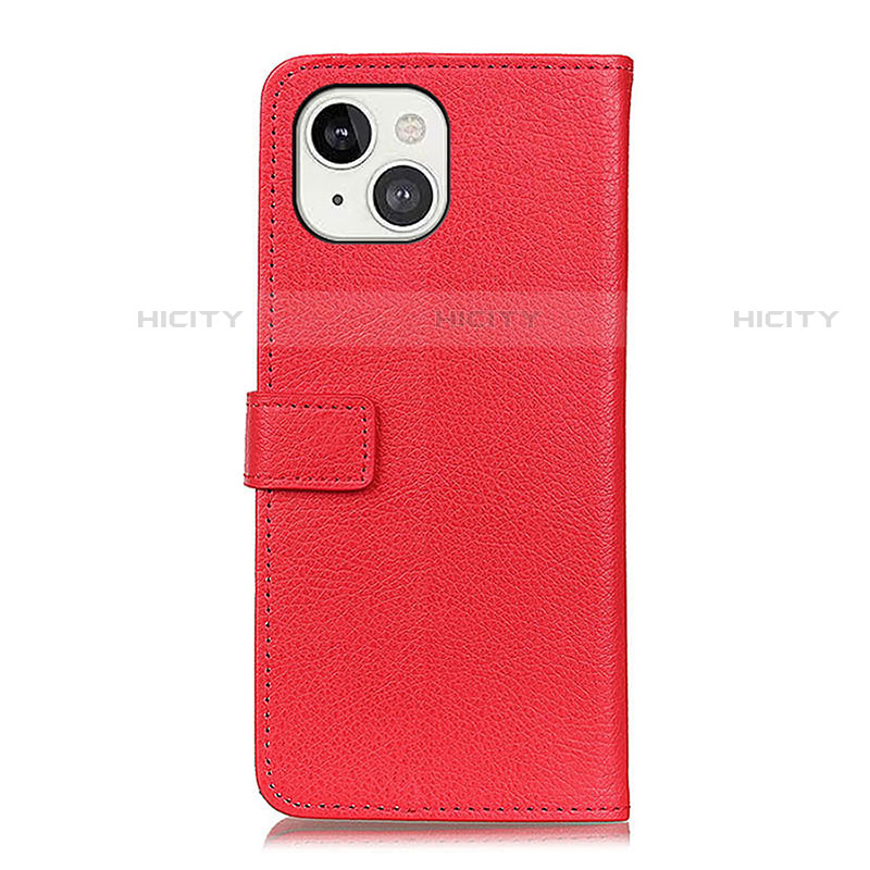 Funda de Cuero Cartera con Soporte Carcasa T01 para Apple iPhone 13