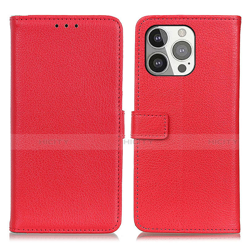 Funda de Cuero Cartera con Soporte Carcasa T01 para Apple iPhone 13 Pro