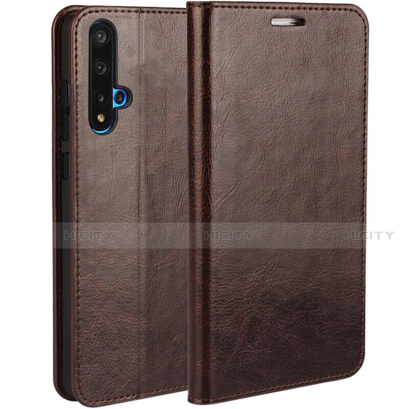 Funda de Cuero Cartera con Soporte Carcasa T01 para Huawei Honor 20