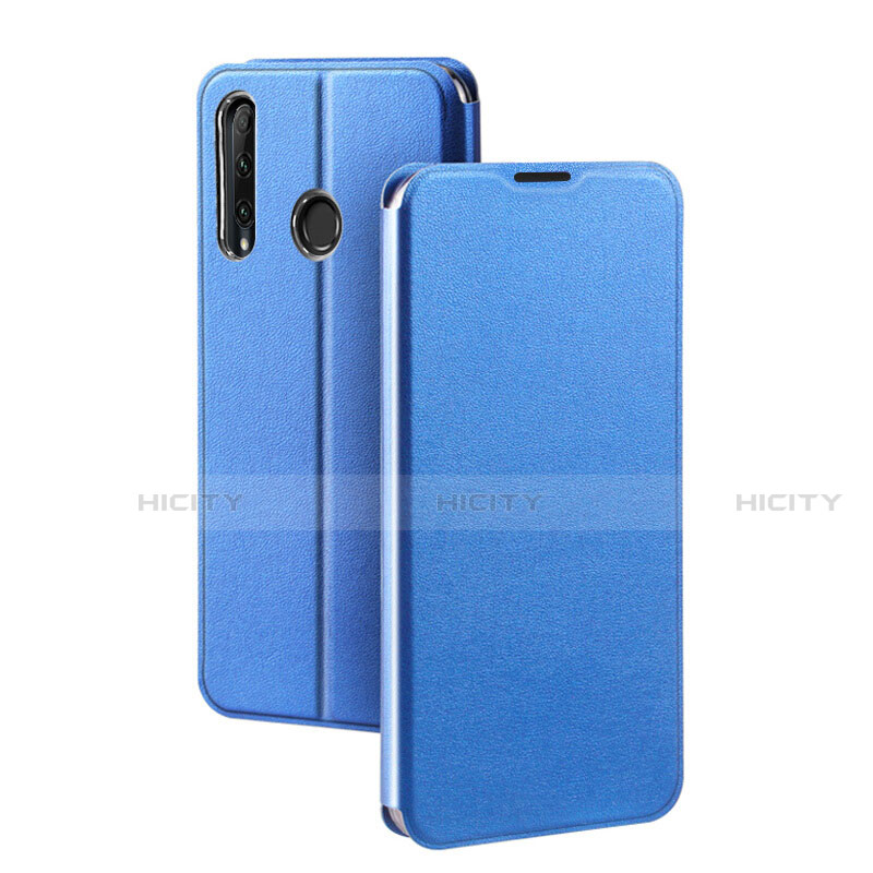 Funda de Cuero Cartera con Soporte Carcasa T01 para Huawei Honor 20 Lite Azul