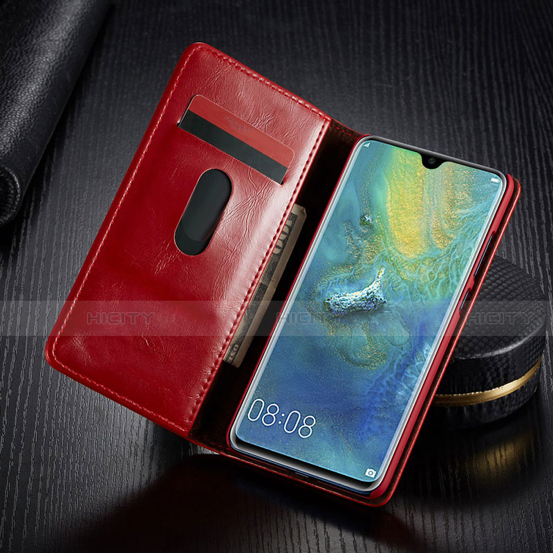 Funda de Cuero Cartera con Soporte Carcasa T01 para Huawei Mate 20