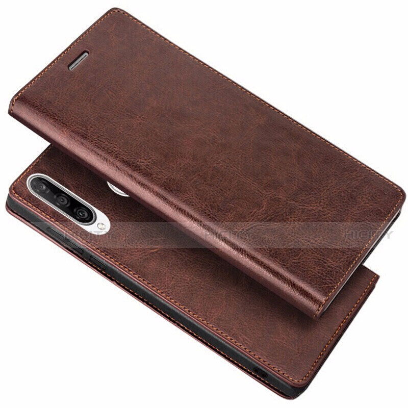 Funda de Cuero Cartera con Soporte Carcasa T01 para Huawei P30 Lite