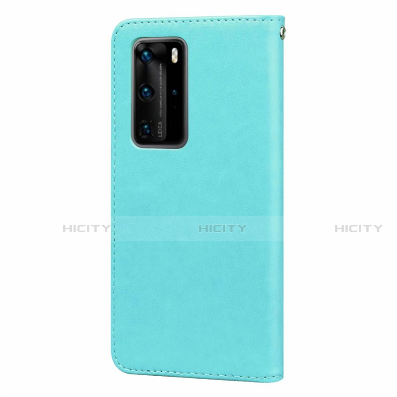 Funda de Cuero Cartera con Soporte Carcasa T01 para Huawei P40 Pro