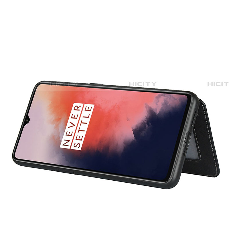 Funda de Cuero Cartera con Soporte Carcasa T01 para OnePlus 7T