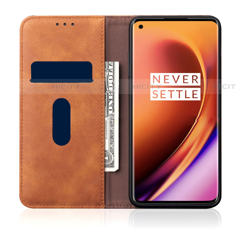 Funda de Cuero Cartera con Soporte Carcasa T01 para OnePlus 8