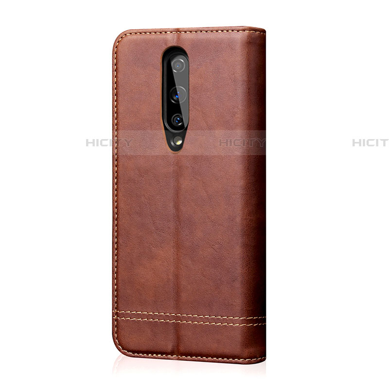 Funda de Cuero Cartera con Soporte Carcasa T01 para OnePlus 8