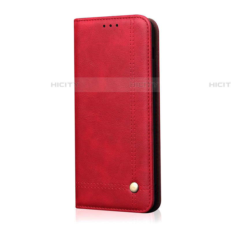 Funda de Cuero Cartera con Soporte Carcasa T01 para OnePlus 8 Pro Rojo