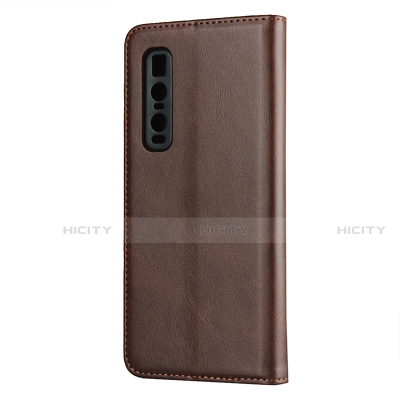 Funda de Cuero Cartera con Soporte Carcasa T01 para Oppo Find X2 Pro