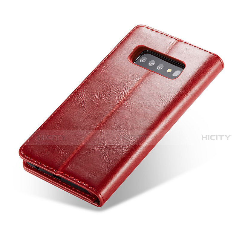 Funda de Cuero Cartera con Soporte Carcasa T01 para Samsung Galaxy S10 Plus