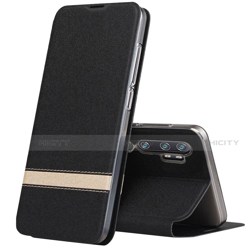 Funda de Cuero Cartera con Soporte Carcasa T01 para Xiaomi Mi Note 10