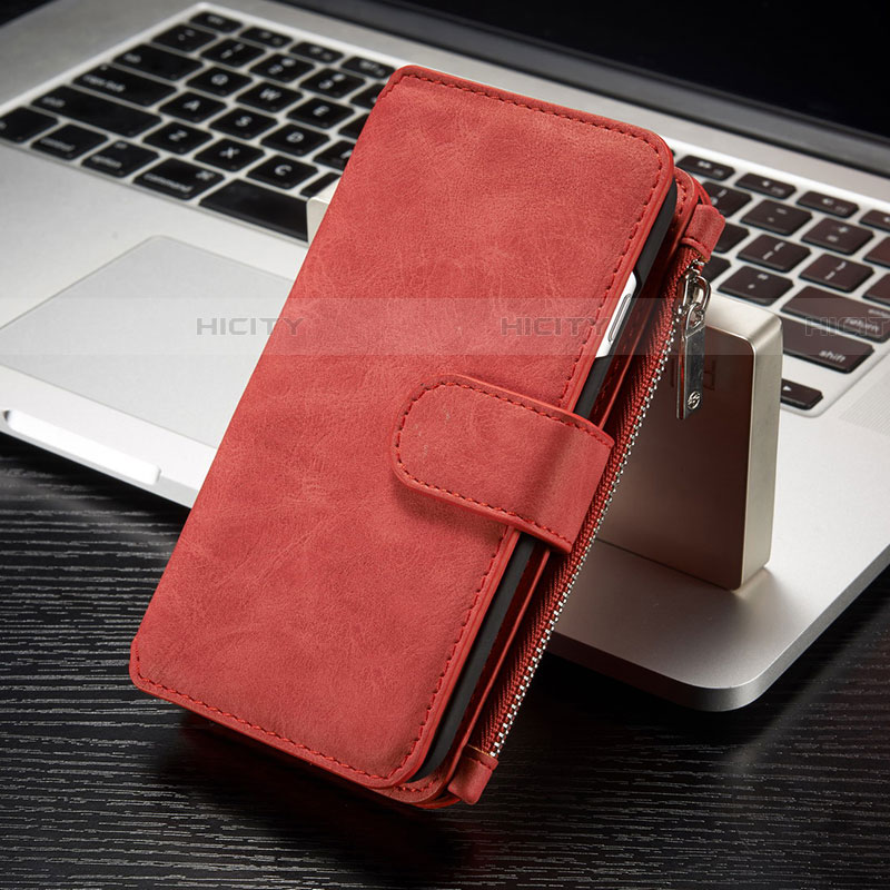 Funda de Cuero Cartera con Soporte Carcasa T02 para Apple iPhone 8