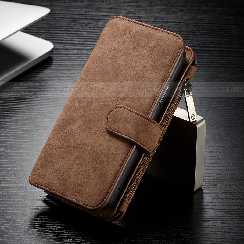 Funda de Cuero Cartera con Soporte Carcasa T02 para Apple iPhone XR