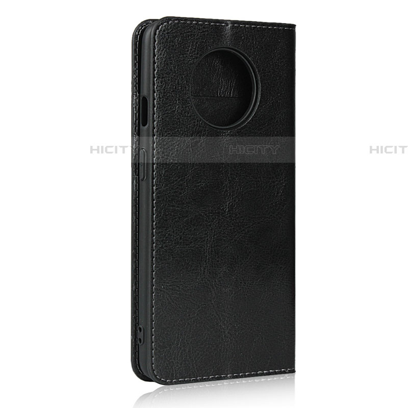 Funda de Cuero Cartera con Soporte Carcasa T02 para OnePlus 7T Negro