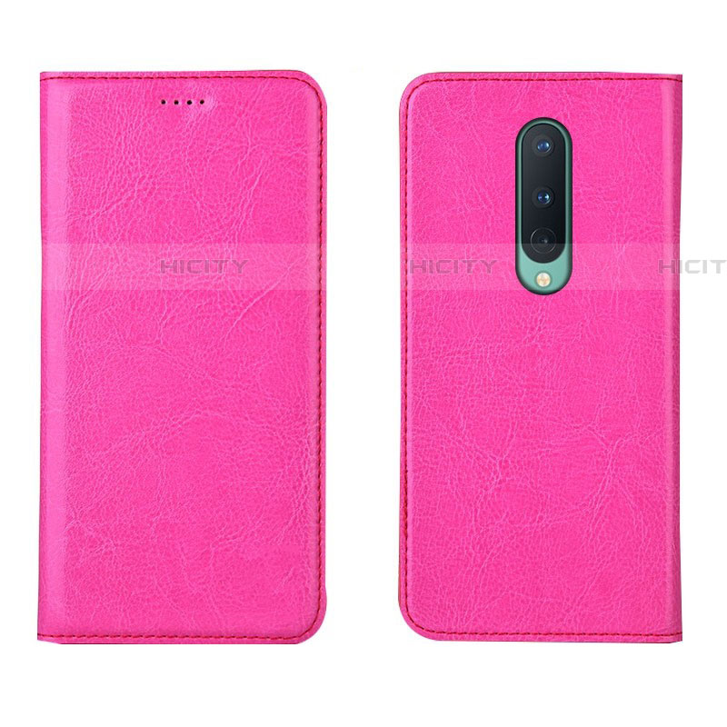 Funda de Cuero Cartera con Soporte Carcasa T02 para OnePlus 8