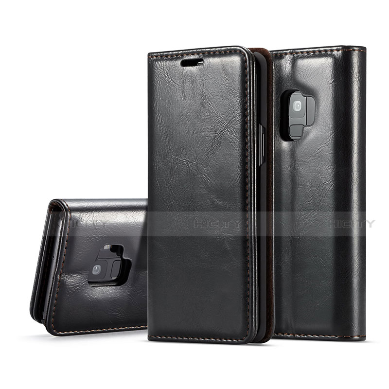 Funda de Cuero Cartera con Soporte Carcasa T02 para Samsung Galaxy S9