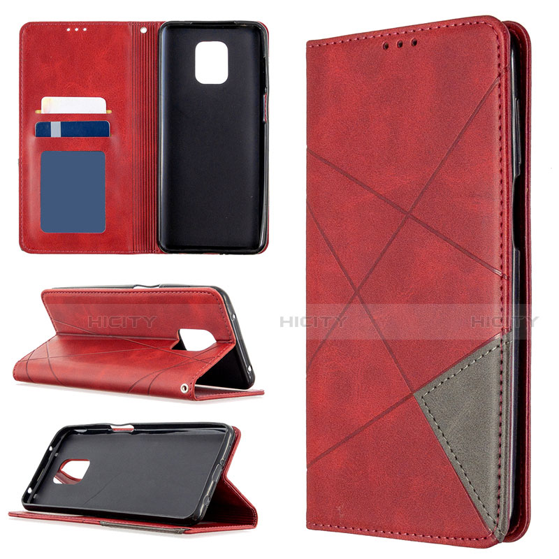 Funda de Cuero Cartera con Soporte Carcasa T02 para Xiaomi Redmi Note 9 Pro Max